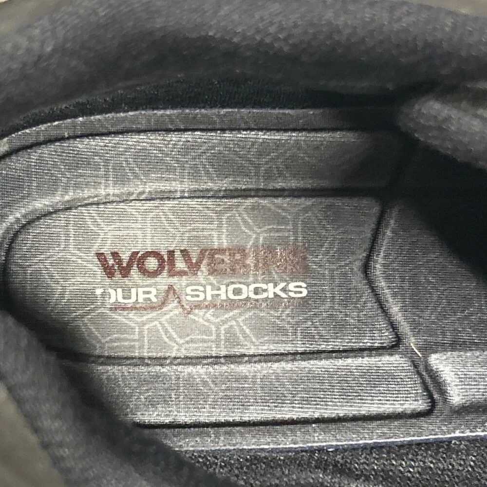 Wolverine Shoes Mens 12 W211017 Rev Vent DuraShocks Composite Toe Black
